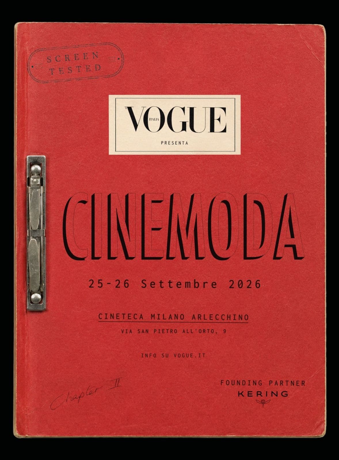 Cinemoda torna a settembre 2026, la rassegna nata per «creare connessioni»