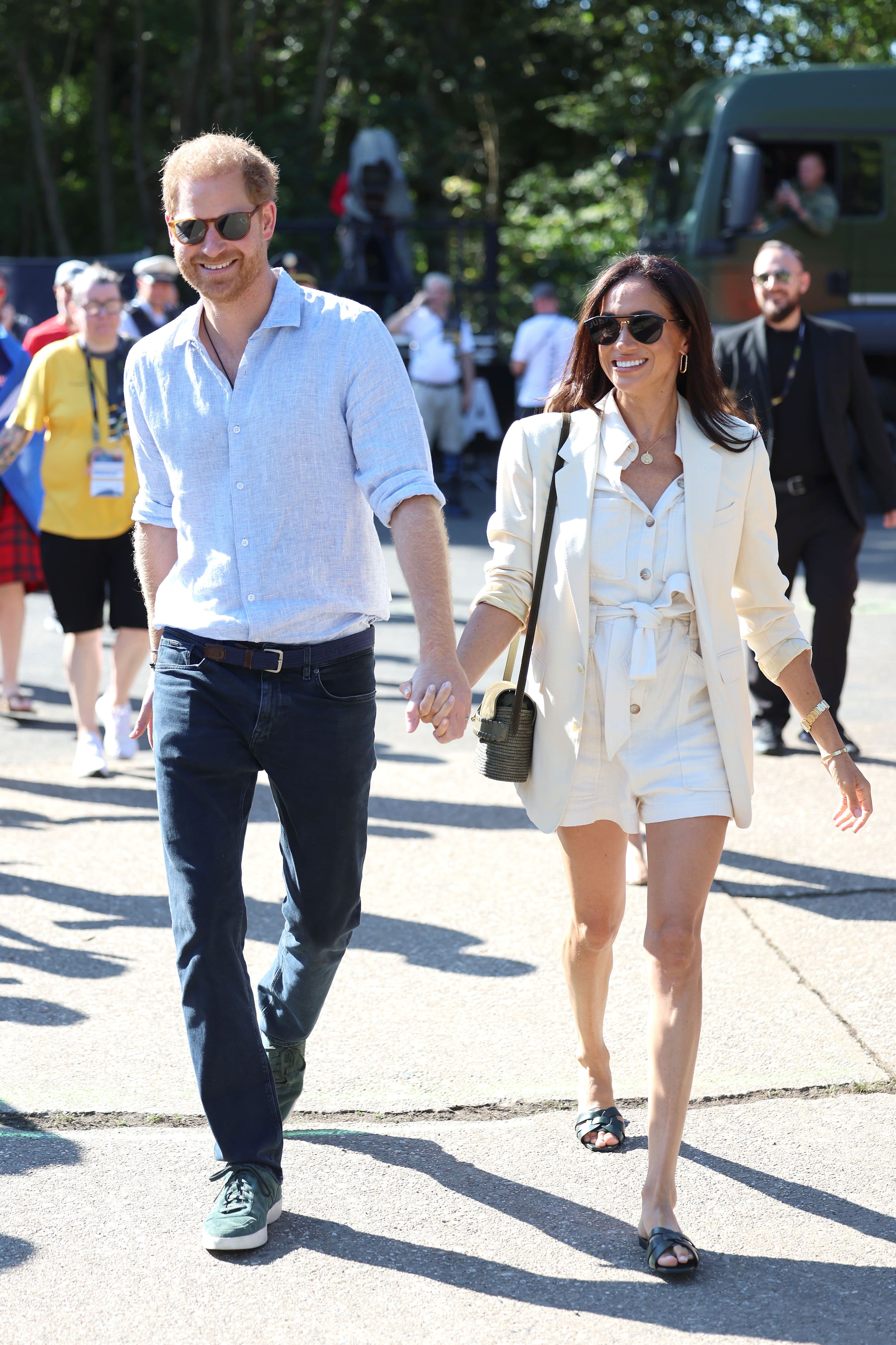 Il principe Harry e Meghan Markle fotografati per la prima volta in Inghilterra