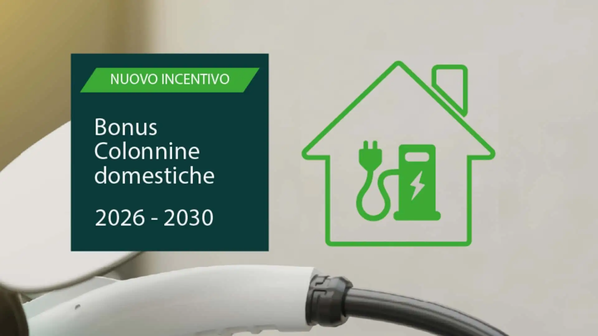 Incentivi per colonnine elettriche fino al 2026: al via le richieste per un contributo di 1.500 euro