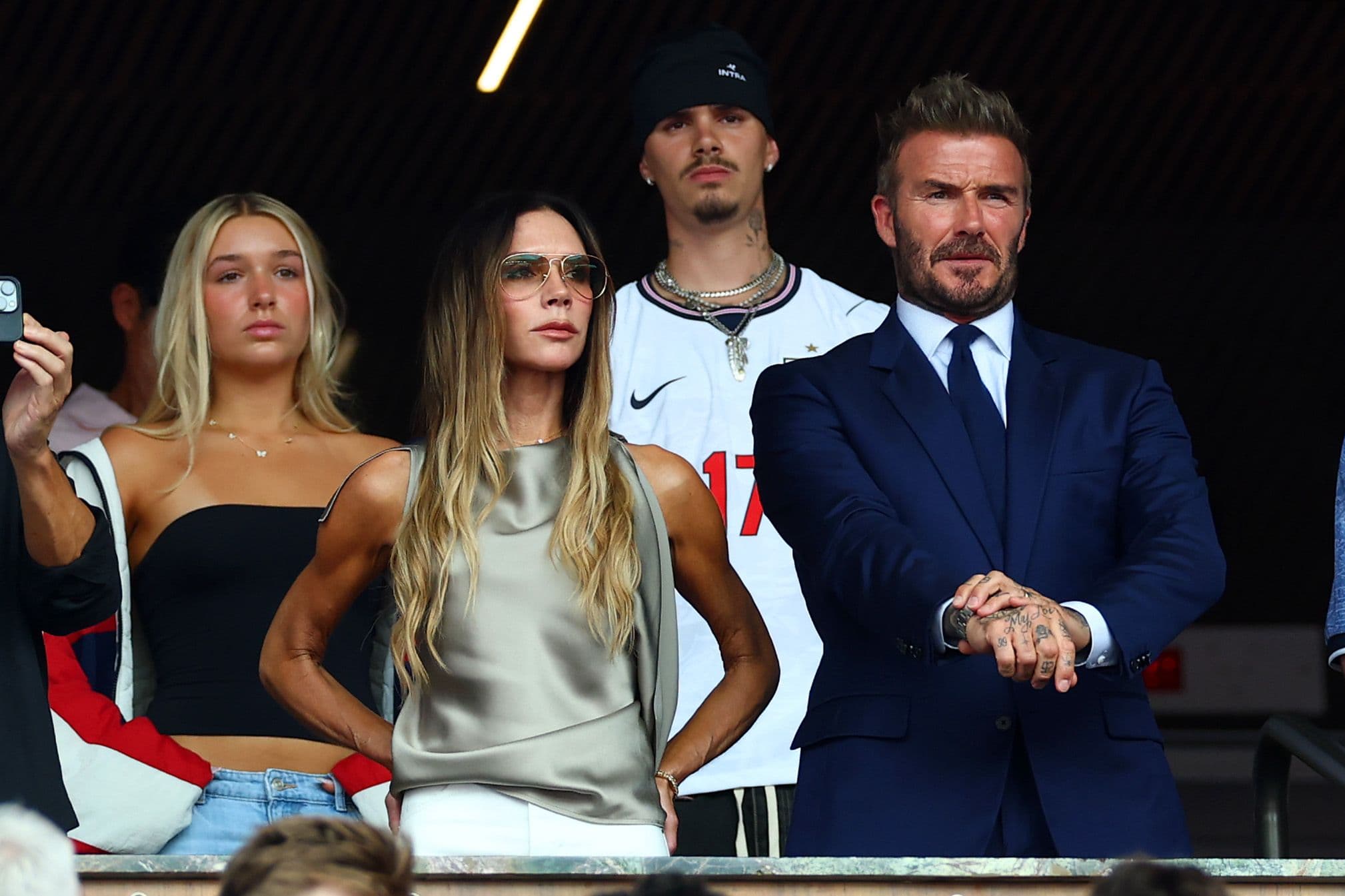 La famiglia Beckham ai Mondiali è diventata un meme