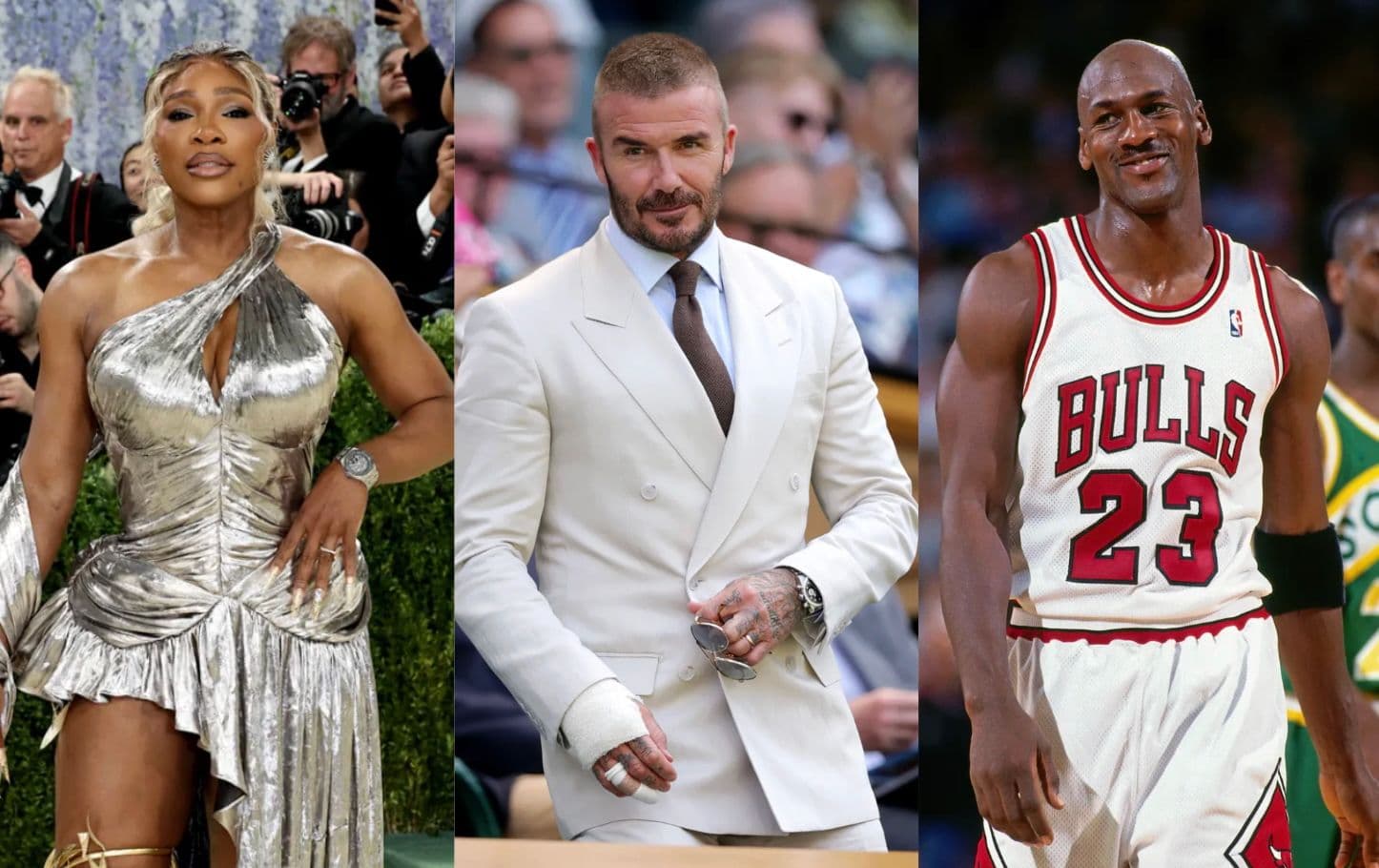 I cimeli di Serena Williams, David Beckham e Michael Jordan vanno all'asta