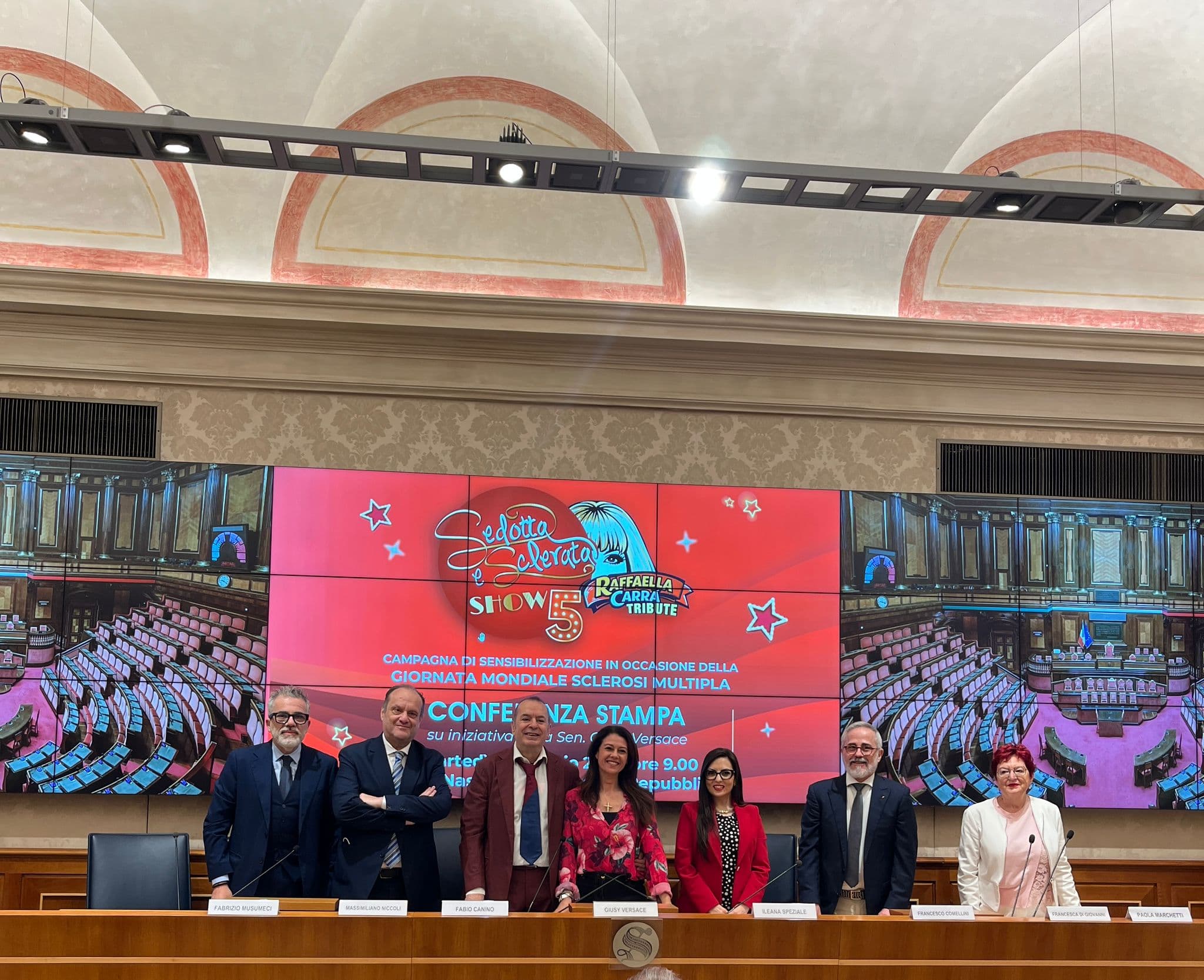 IL Teatro Parioli Costanzo ha presentato in Senato “Sedotta e sclerata show”