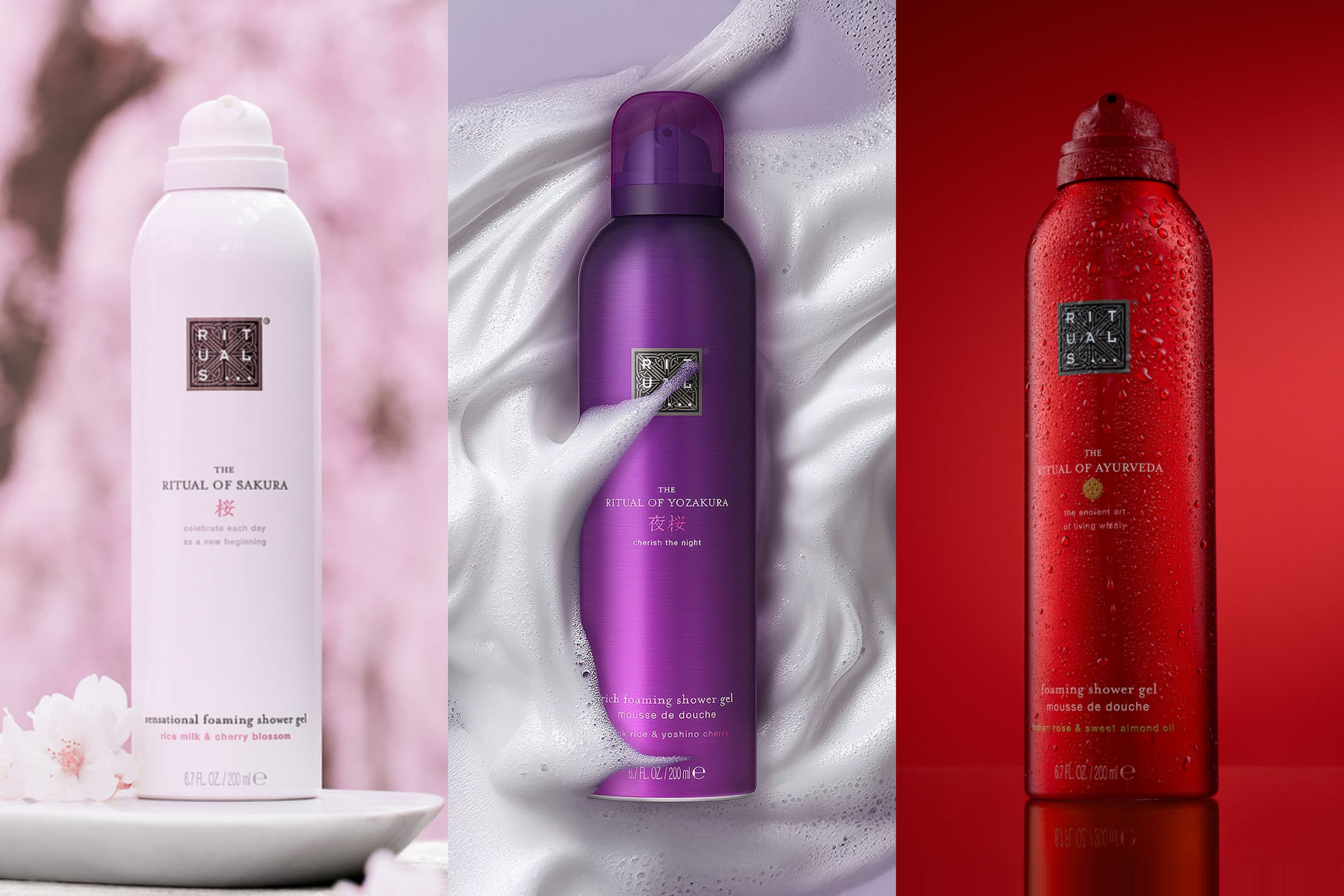 Il foaming shower gel di Rituals è il doccia schiuma in mousse confortevole per l'autunno