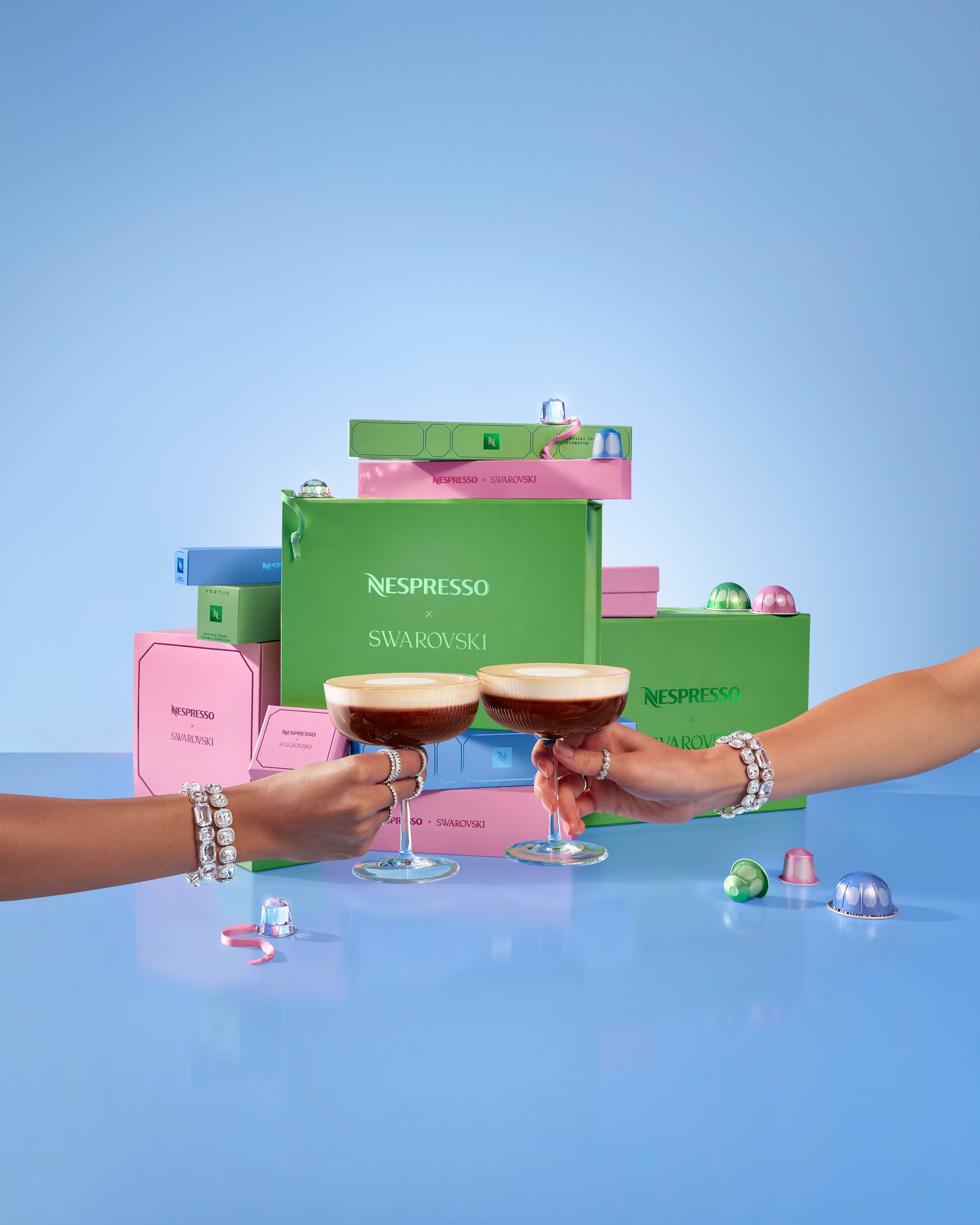 Nespresso e Swaroski e la collezione di caffè più splendente di sempre